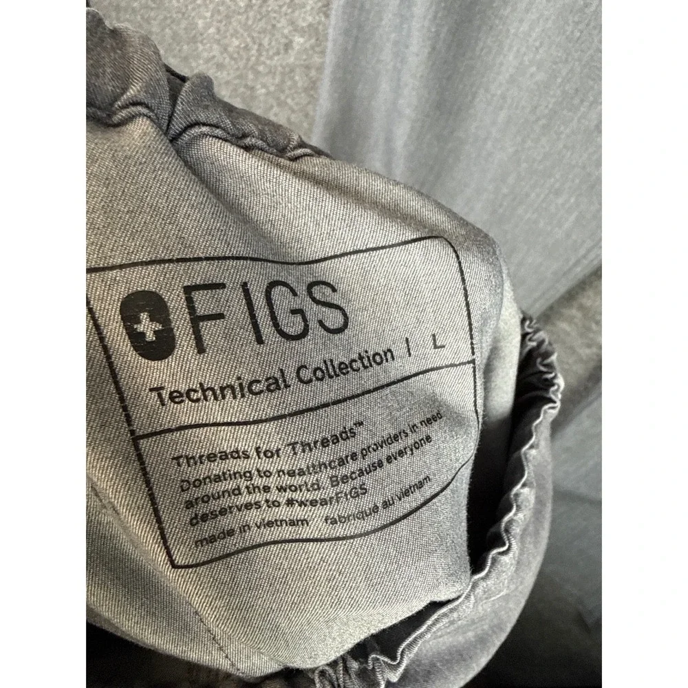 2X FIGS Technical Collection Pisco Basic Graphite Scrub Pants Mens Size L FM4500